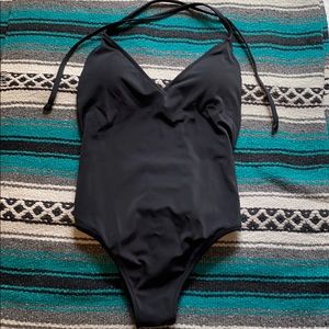 Victoria’s Secret PINK Black One Piece Swimsuit